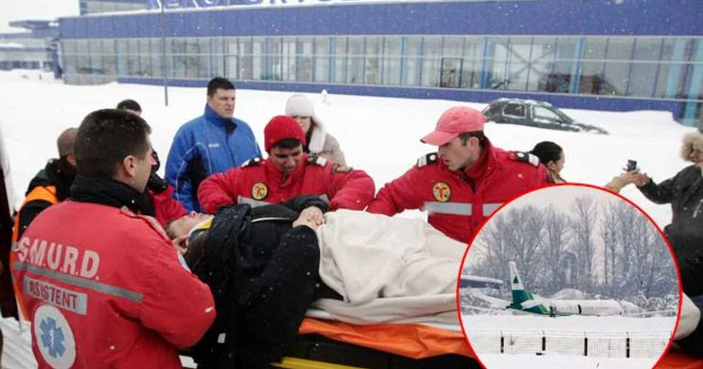 La bordul avionului se aflau 48 de persoane, iar două au avut nevoie de îngrijiir medicale  