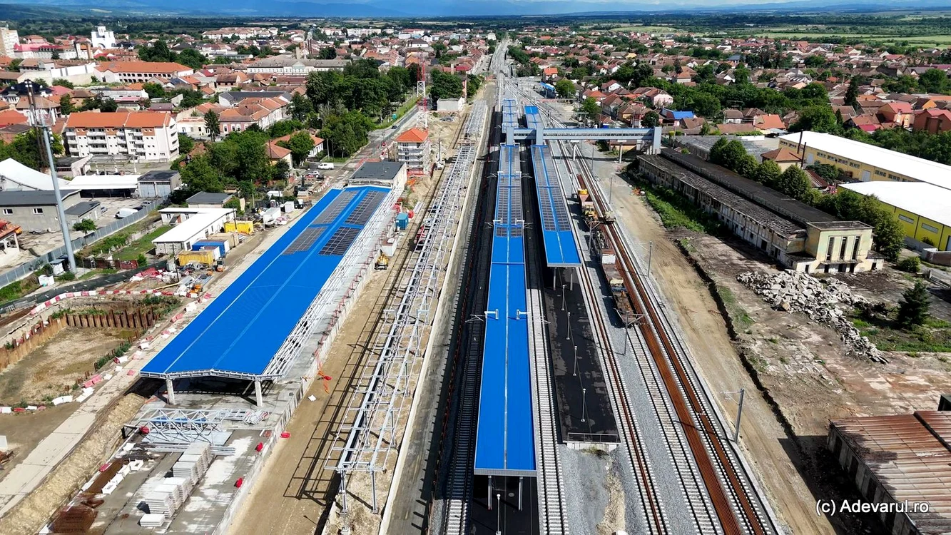 Stația CFR Lugoj.  Foto: Daniel Guță. ADEVĂRUL