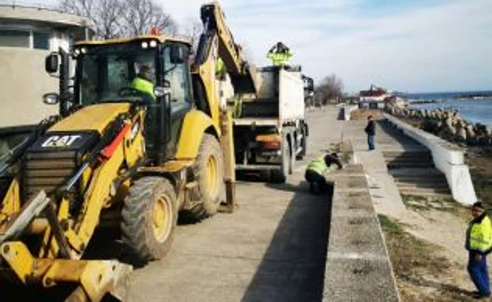 Reabilitare faleză Mangalia-Saturn FOTO Primaria Mangalia