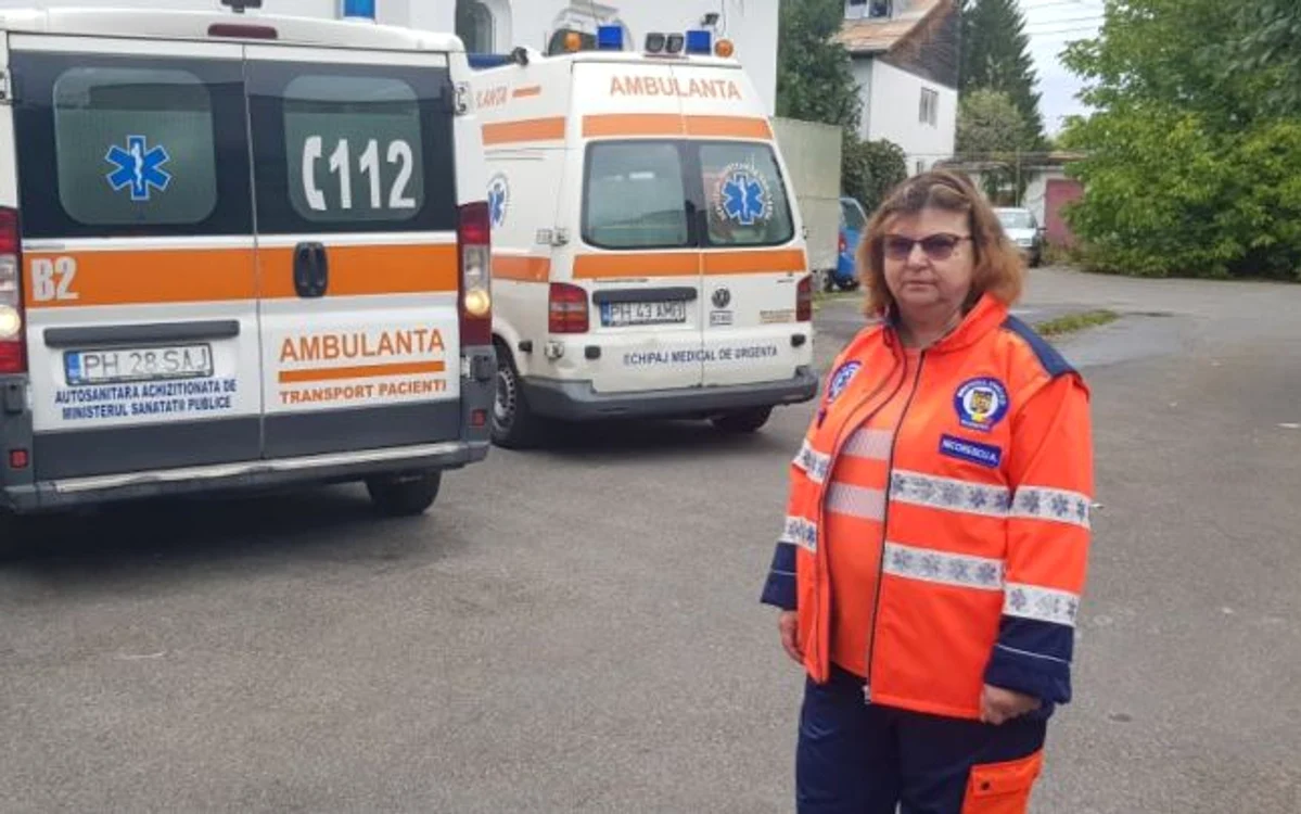 Dr. Adriana Nicorescu, singurul medic al Staţiei de Ambulanţă din Câmpina FOTO Diana Frîncu
