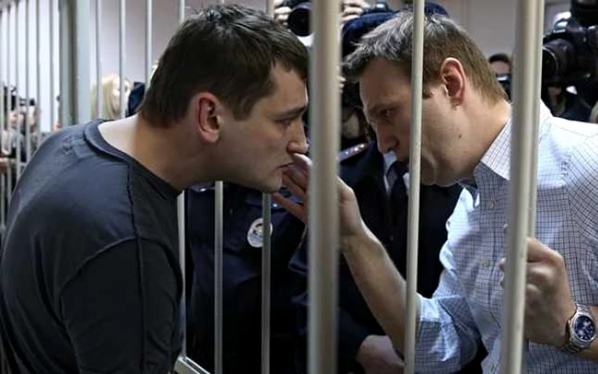 Oleg Navalnîi și Akelsei Navalnîi. FOTO ITAR -TASS