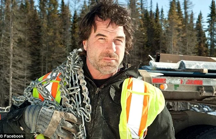 Darrel Ward a apărut în ultimele zece sezoane ale serialului „Ice Road Truckers“ FOTO Daily Mail