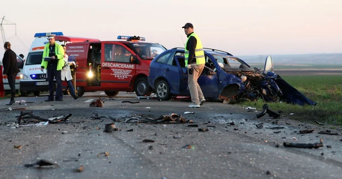 Traficul a fost restricționat pe Centura de Est a Ploieștiului minute bune în urma accidentului rutier (foto: arhivă Adevărul)