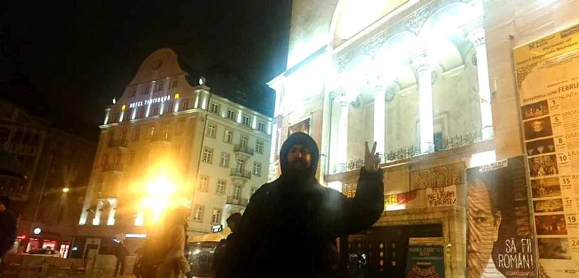 Protest spontan la Timişoara