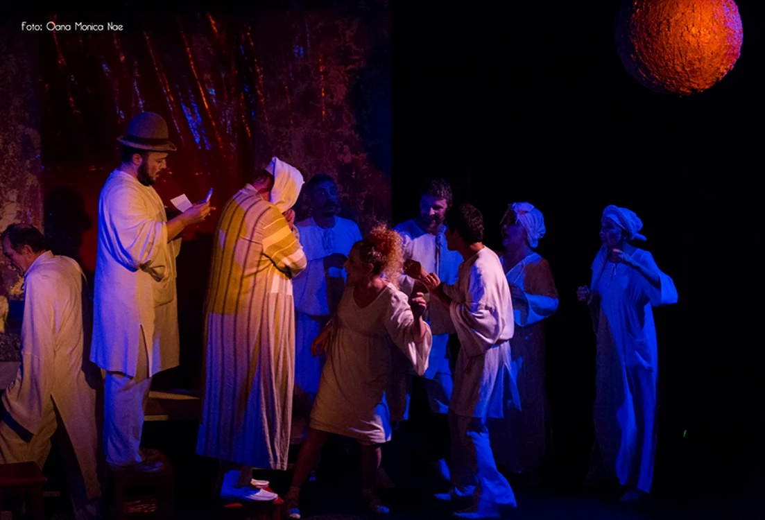 Spectacolul se joacă la Călăraşi pe 2 septembrie FOTO teatrul-evreiesc.com.ro