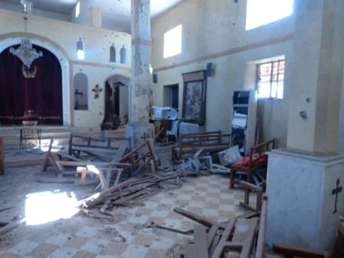 Biserică ortodoxă vandalizată FOTO theorthodoxchurch.info