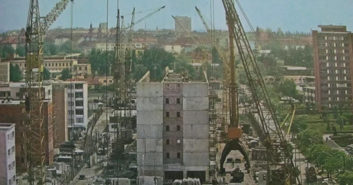 Construirea Timişoarei socialiste. Imagine din zona Circumvalaţiunii