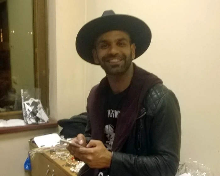 Muneer a fost prezent în culisele ediţiei de 1 Decembrie a show-ului "Vocea României"Foto: Gheorghe Chelu