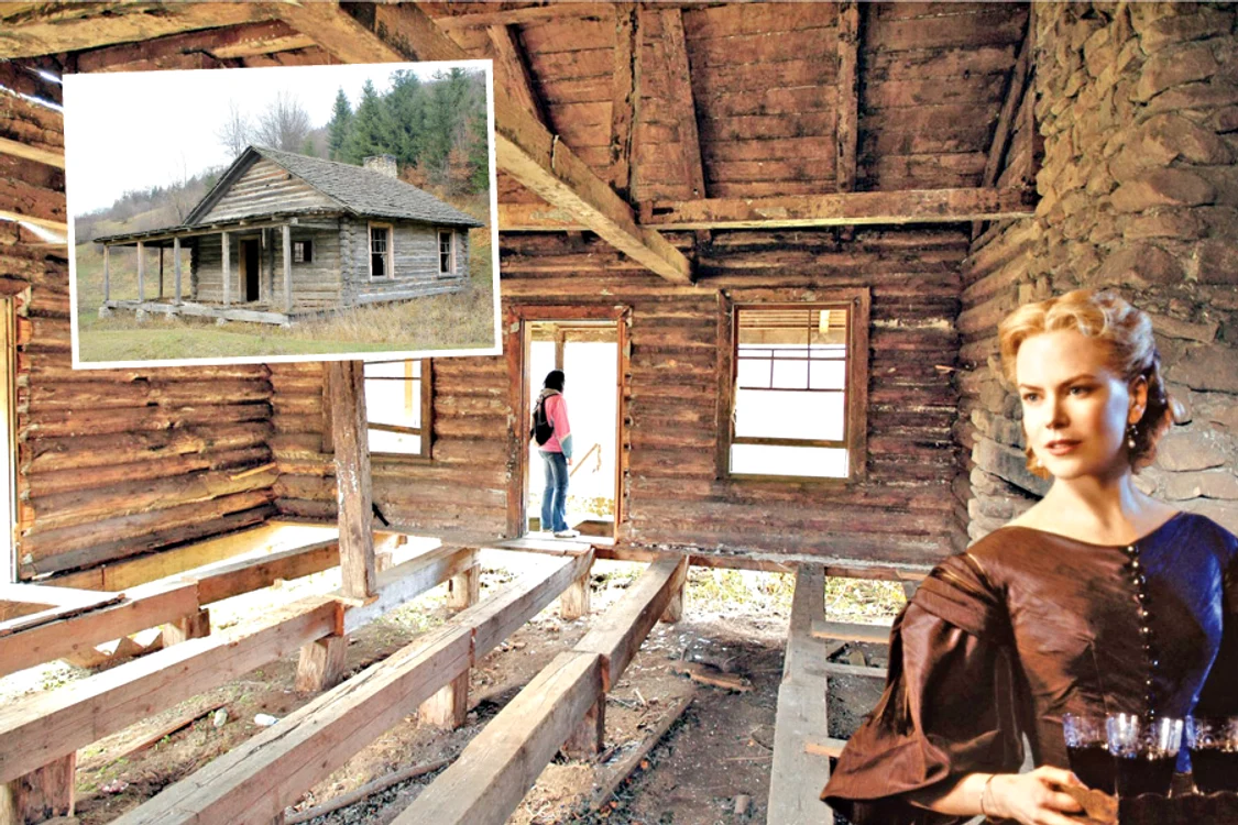 
    Casa în care s-a filmat  “Cold Mountain” a fost  construită în pădurea din zona Râşnovului  