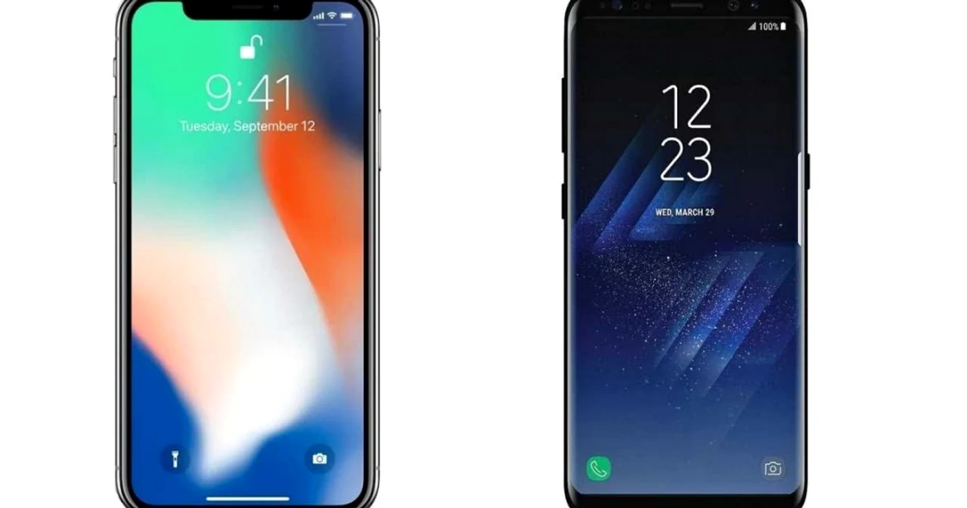 iphone x galaxy s8