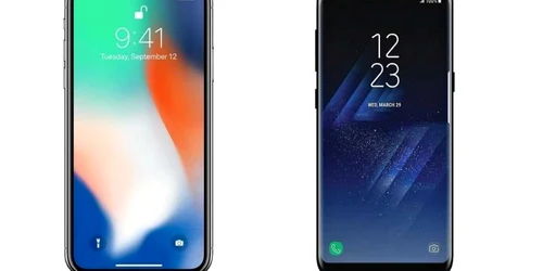 iphone x galaxy s8