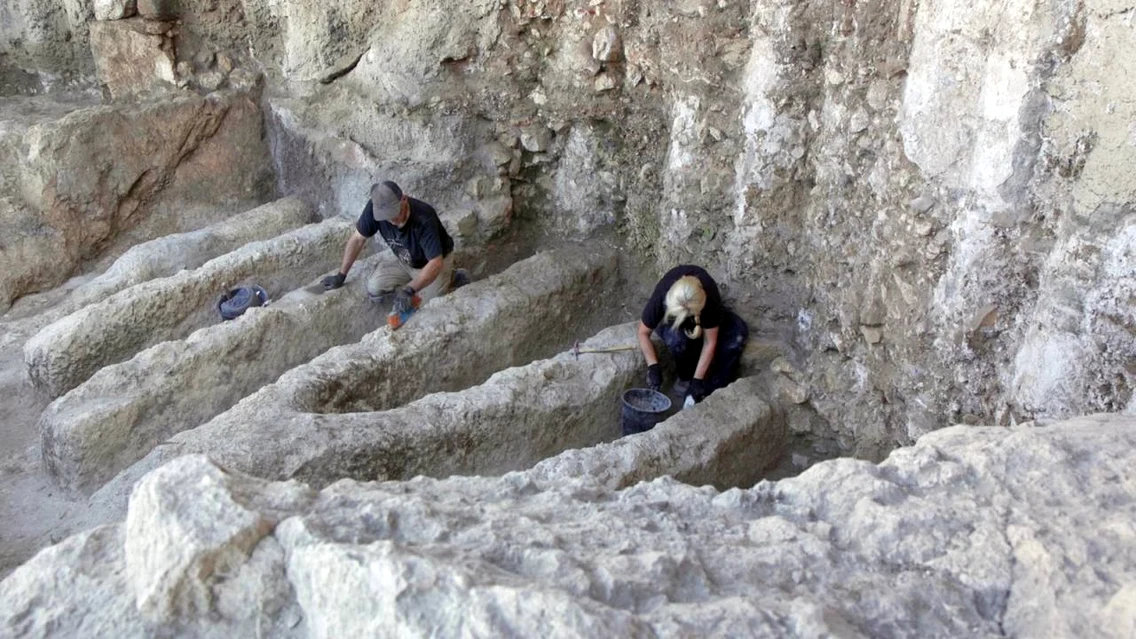 Canale vechi de 2.800 de ani, descoperite în Ierusalim (© Israel Antiquities Authority)