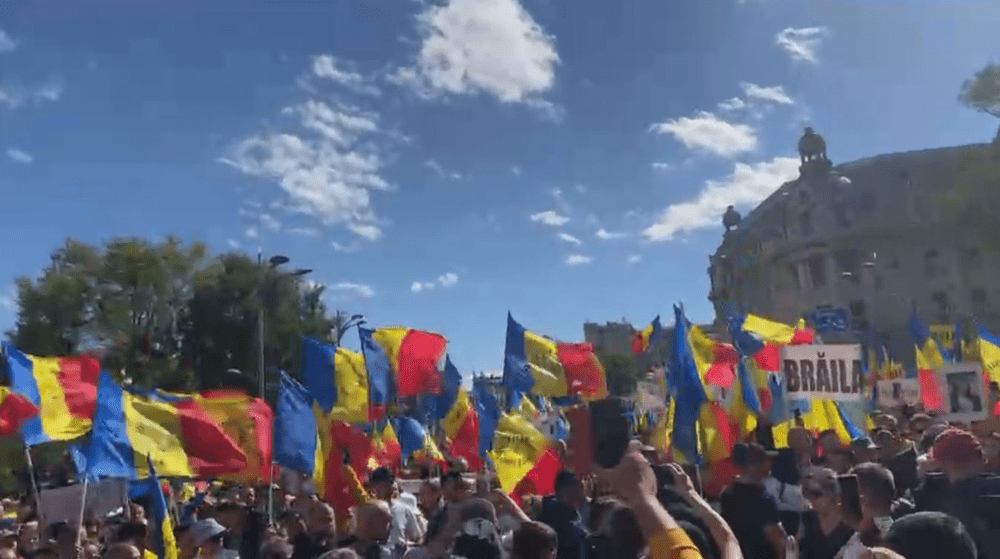 Protestul AUR a blocat circulația în centrul Bucureștiului
