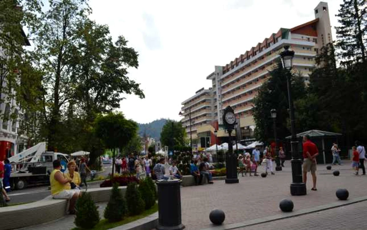 Centrul staţiunii Sinaia FOTO Dana Mihai