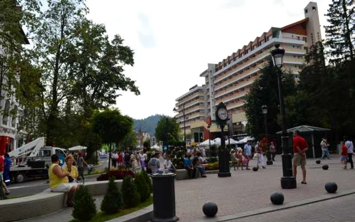 Centrul staţiunii Sinaia FOTO Dana Mihai