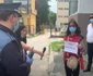 Protest spontan împotriva condiţiilor din Spitalul Suport Covid Horezu - Vâlcea şi a modului în care sunt trataţi pacienţii bolnavi de noul coronavirus Foto captură video