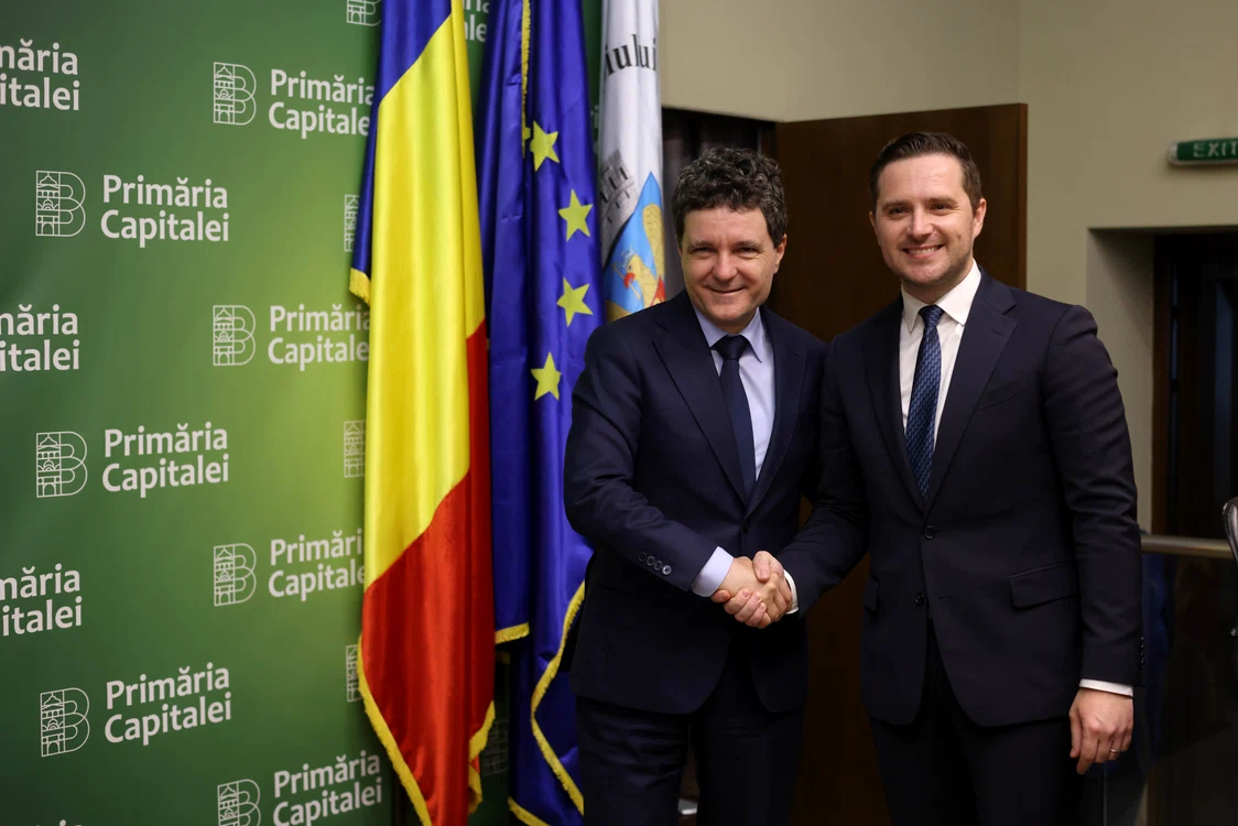 Stelian Bujduveanu și Nicușor Dan FOTO Inquam / George Călin 