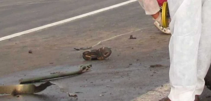 În urma accidentului picioarele victimei au fost amputate
