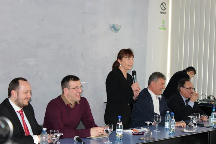 Monica Macovei la Alba Iulia. Foto: alba24.ro