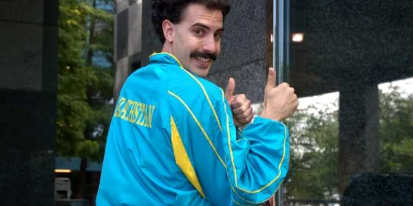 Sacha Baron Cohen, în rolul lui Borat