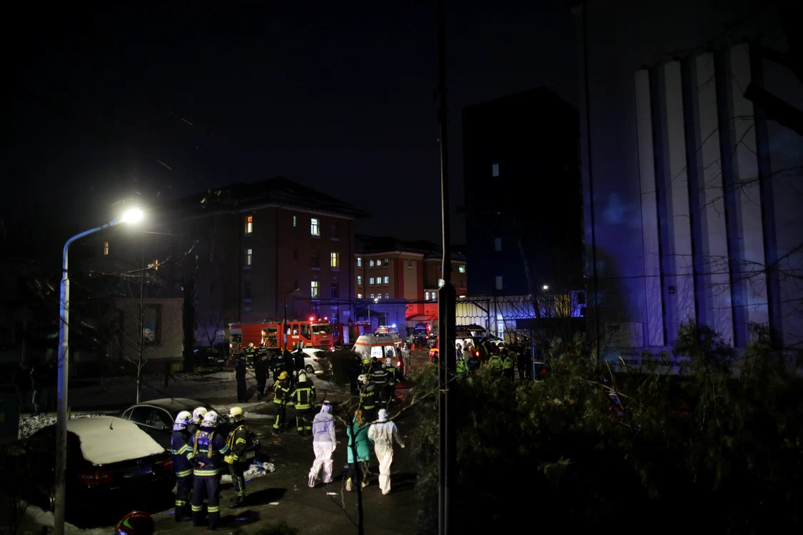 
    Incendiul a izbucnit la Institutul ”Matei Balș”, vineri dimineațăfoto: Inquam Photos  
