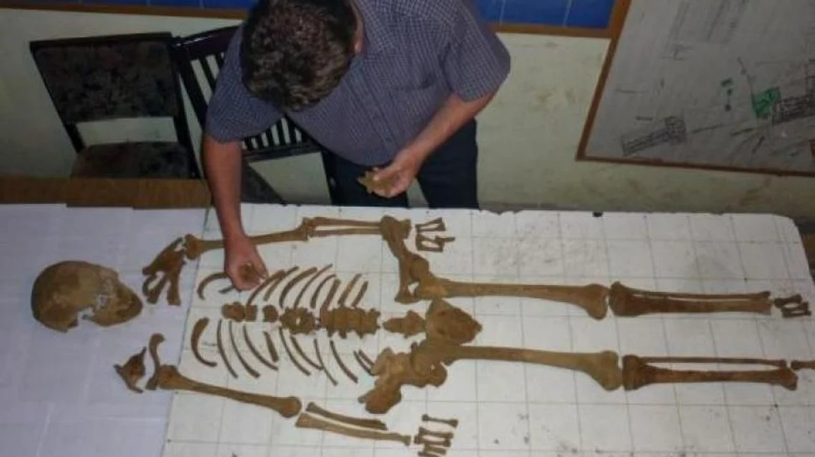 Un mormânt din secolul X a fost descoperit din întâmplare la Făcăeni, Slobozia jpeg