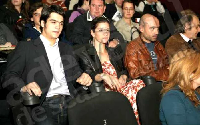 Actorii George Piştereanu şi Ada Condeescu, alături de regizorul Florin Şerban