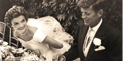 JFK şi Jacqueline, la nunta lor, în septembrie 1953