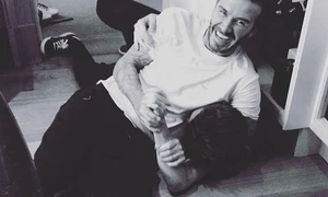 Beckham, victorios în faţa lui Brooklyn jpeg