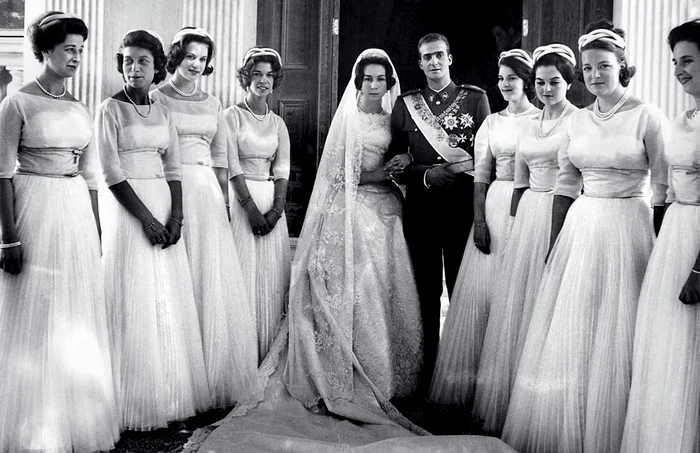 Nunta lui Juan Carlos al Spaniei cu Prințesa Sofia (14 mai 1962).