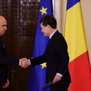 Ilie Bolojan și Nicușor Dan FOTO Inquam / George Călin
