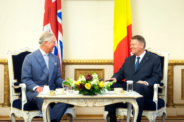 Prinţul Charles al Marii britanii şi preşedintele României, Klaus Iohannis