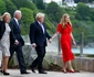 Cum sunt îmbrăcate soţiile liderilor care participă la summit-ul G7 Jill Biden Carrie Johnson FOTO EPA-EFE