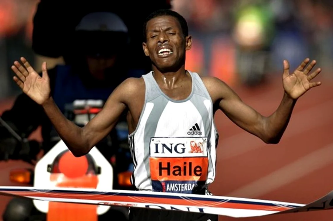 
    Haile Gebreselassie în timpul unei curseFOTO: EPA  