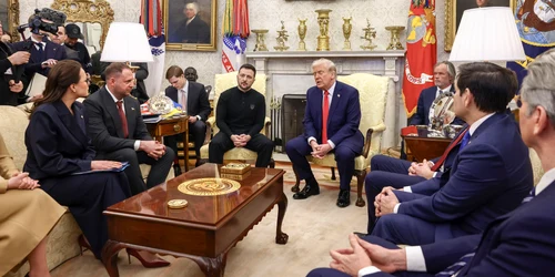 Întâlnirea dintre Donald Trump și Volodimir Zelenski. FOTO EPA-EFE