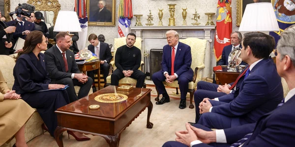 Întâlnirea dintre Donald Trump și Volodimir Zelenski. FOTO EPA-EFE