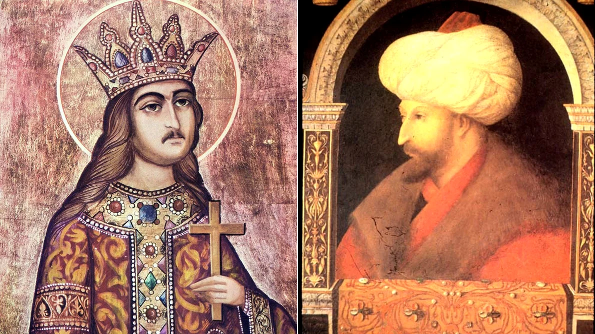 Ștefan cel Mare și Mehmed Cuceritorul (© Wikimedia Commons)
