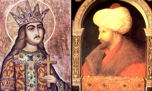 Ștefan cel Mare și Mehmed Cuceritorul (© Wikimedia Commons)