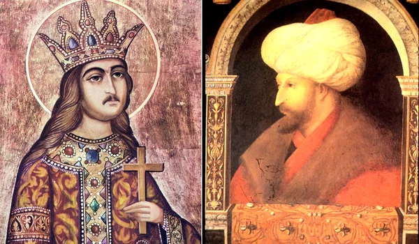 Ștefan cel Mare și Mehmed Cuceritorul (© Wikimedia Commons)