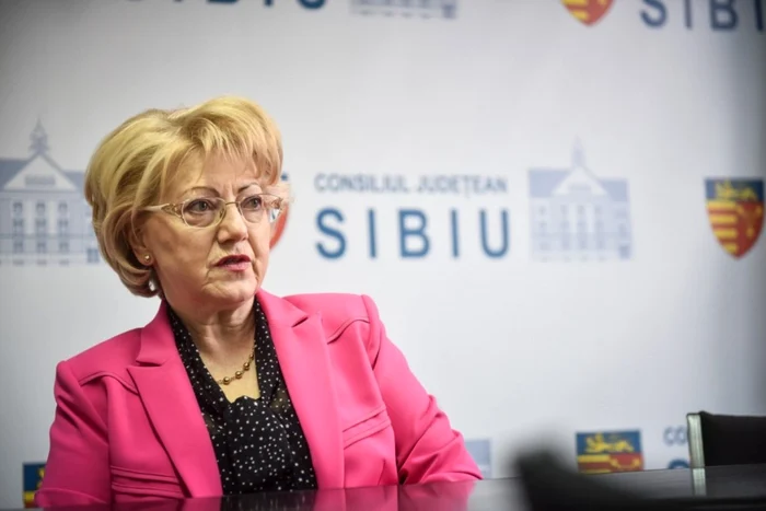 Astrid Fodor, primarul Sibiului, spune că nu s-au mai putut cheltui banii din cauza modificărilor legislative FOTO Silvana Armat