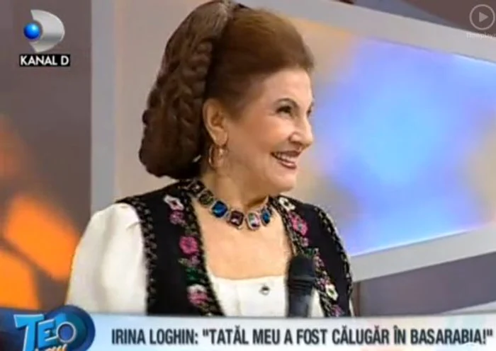 Irina Loghin a povestit despre copilăria ei