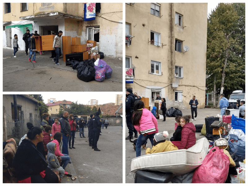 Cazul blocului locuit de romi la Alba Iulia, evacuat cu forța în „18 minute”. Amenda pentru discriminare, anulată