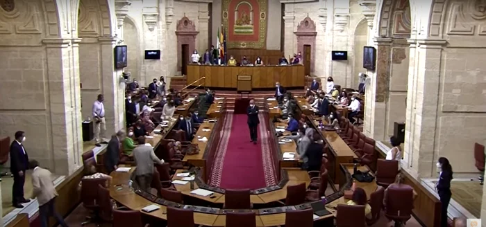 Un şobolan a deranjat o şedinţă a parlamentului regional din Andaluzia FOTO captură video