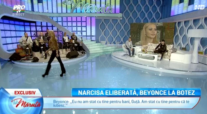 Beyonce a ieşit din platoul emisiunii după ce s-a certat cu Nicolae Guţă