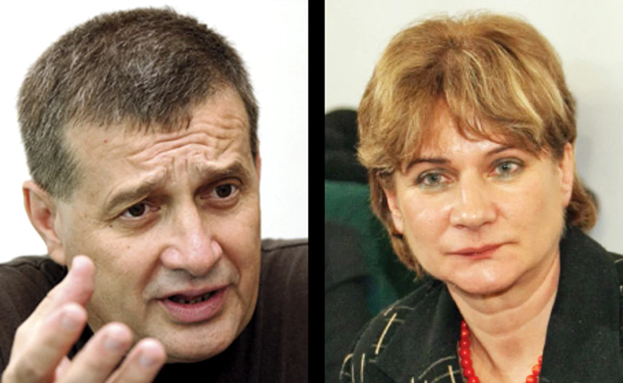 
    Mircea Dinescu şi Andreea Pora (Foto: Arhivă)  