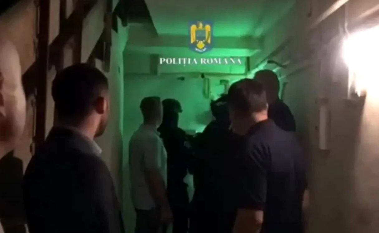 Imagine de la percheziții FOTO captură video IPJ Alba