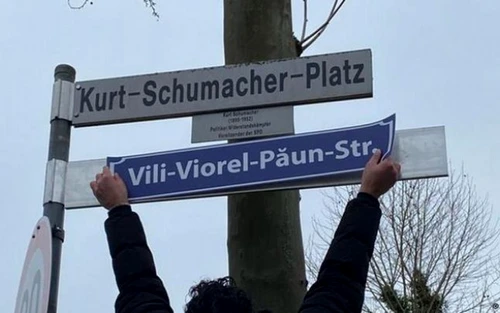 Locul unde a fost ucis tânărul Villi Viorel Păun a primit temporar numele victimei