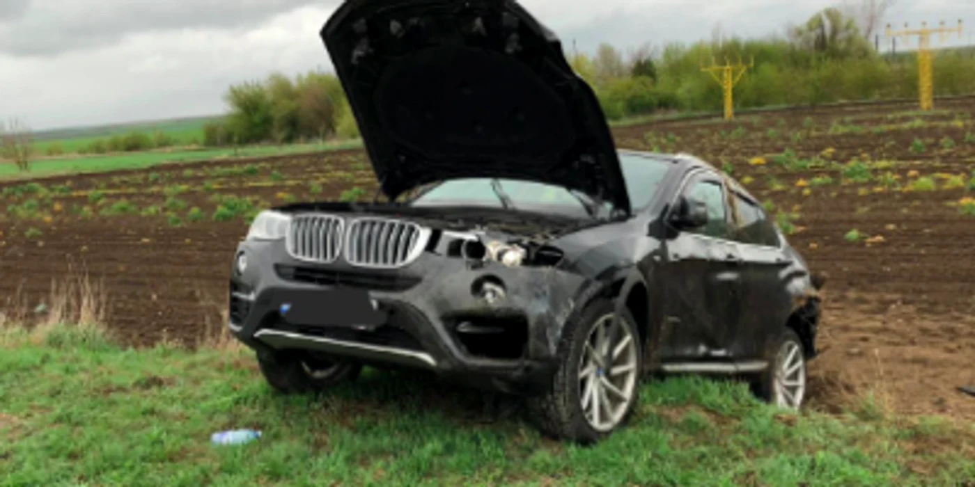 BMW lovit la Constanţa Sursa IPJ Constanţa