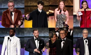 Staruri și creatori ai serialelor câștigătoare la Emmy 2025, inclusiv Owen Cooper și Noah Wyle, pe covorul roșu Getty jpg