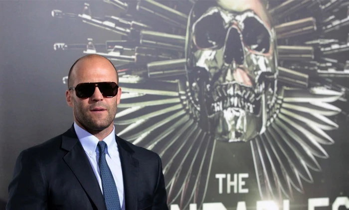 Jason Statham la premierea ultimului său film „The Expandables 2“ FOTO Reuters